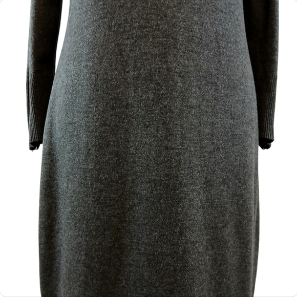 🎁NWOT Calvin Klein Dress. Grommets on Neckline & Bottom Zippers on Sleeve Cuffs - Picture 8 of 15